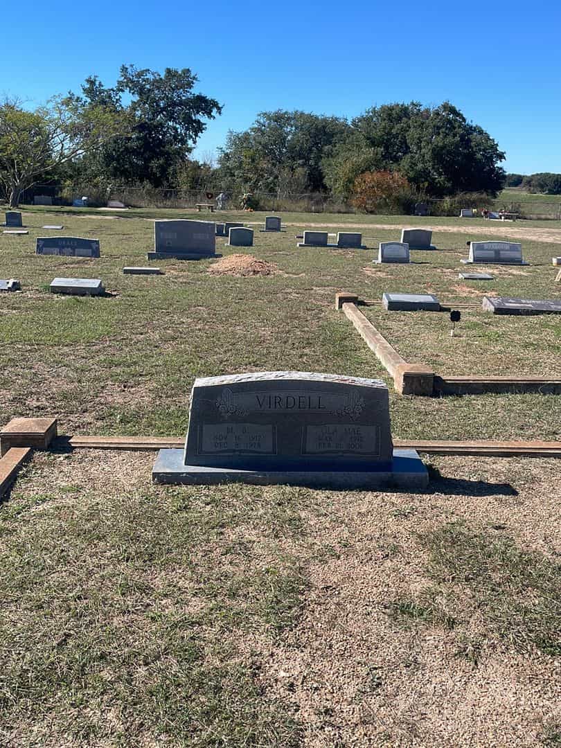 Ola Mae Virdell's grave. Photo 2