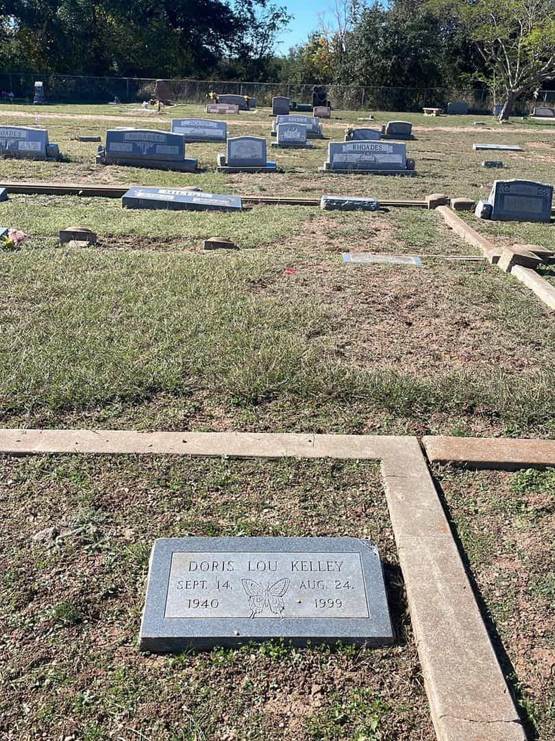 Doris Lou Kelley's grave. Photo 2