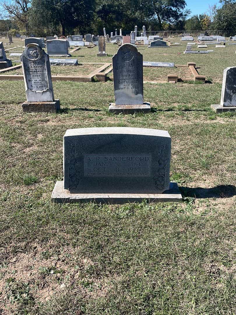 A. R. Sanderford's grave. Photo 2