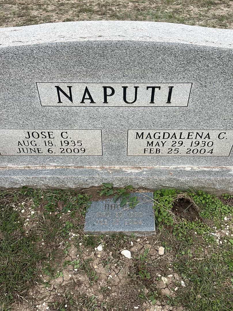 Jose C. Naputi's grave. Photo 1