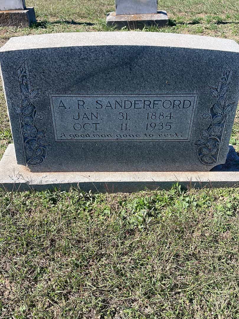 A. R. Sanderford's grave. Photo 1