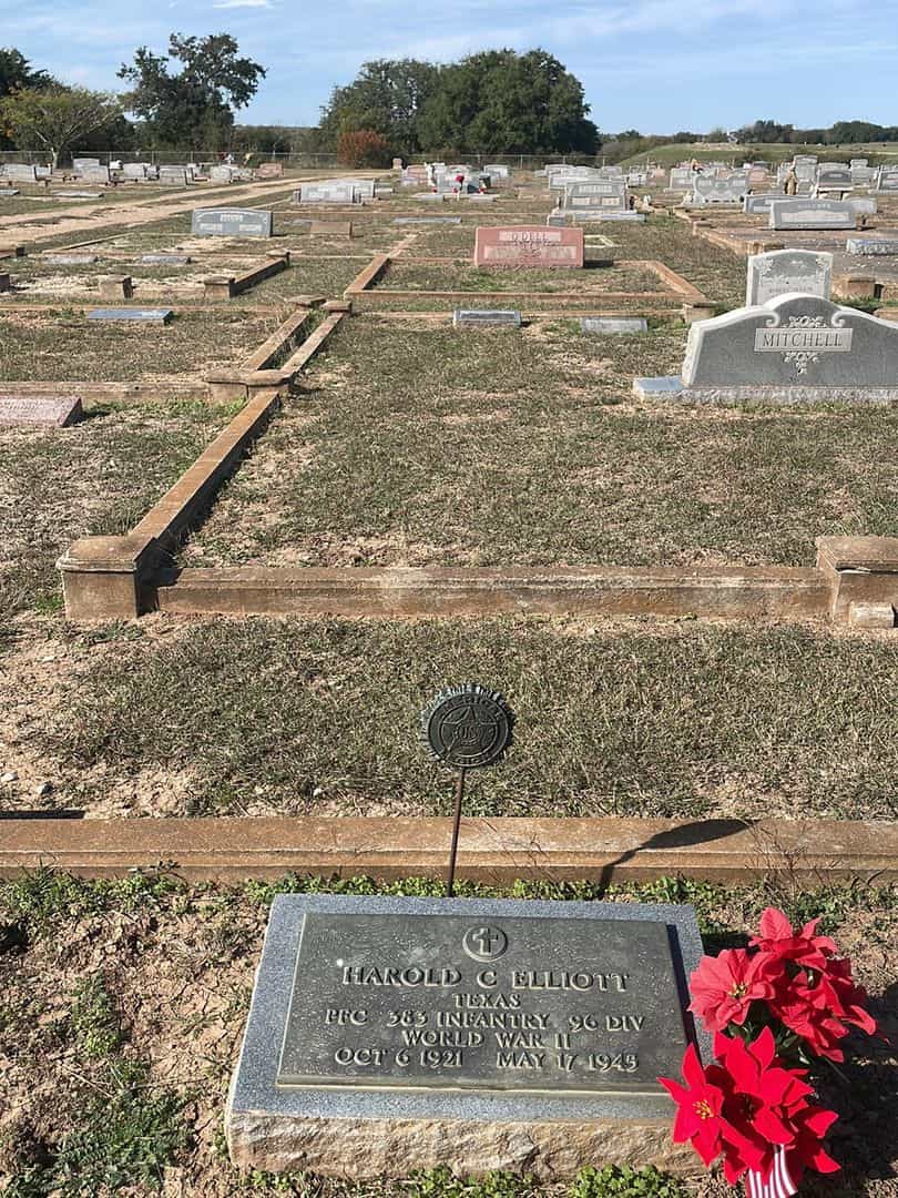 Harold C. Elliott's grave. Photo 2
