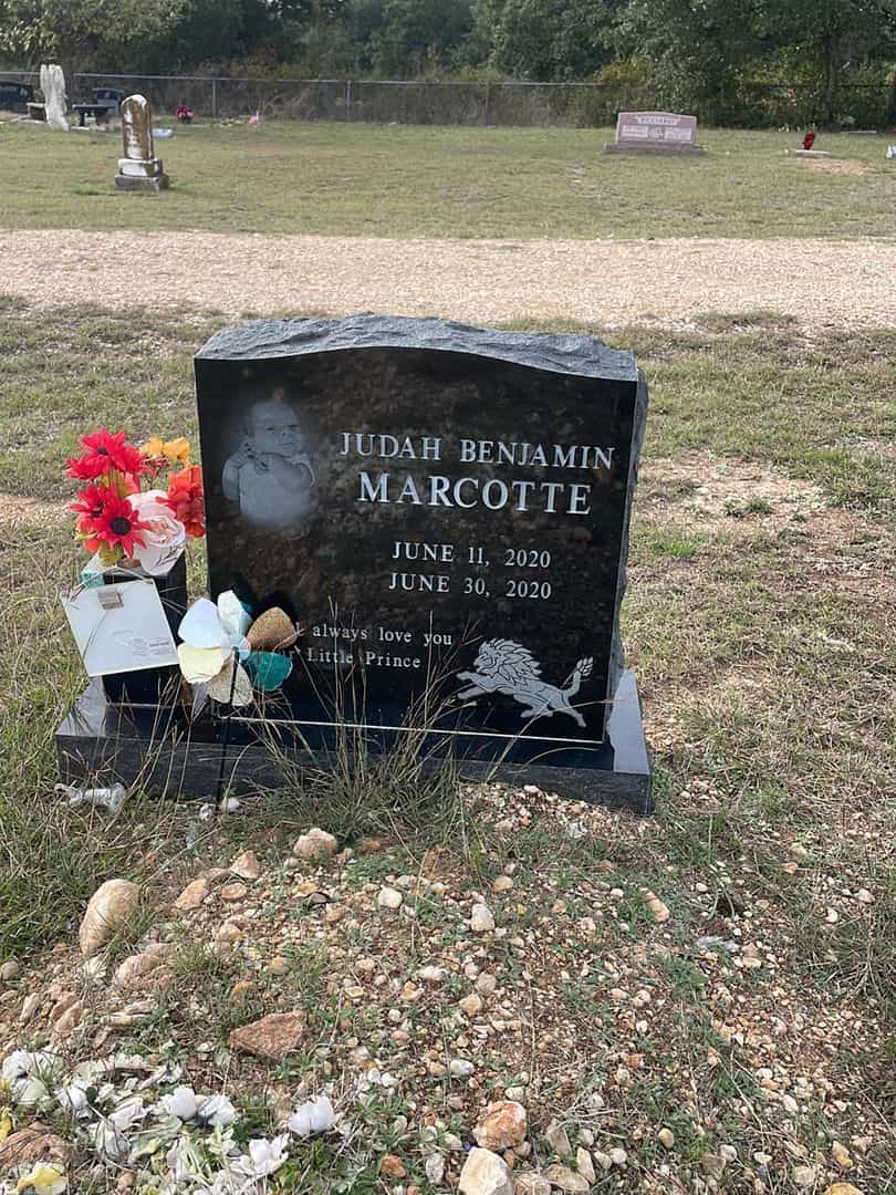 Judah Benjamin Marcotte's grave. Photo 1