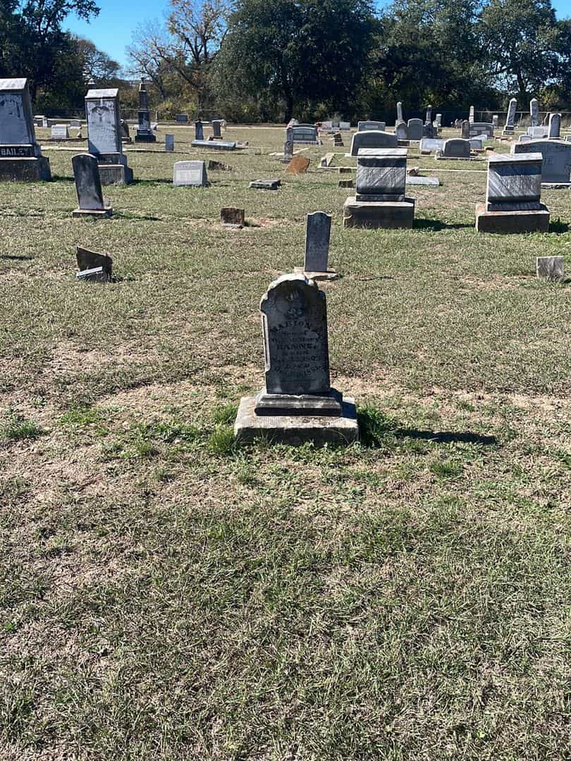 Marion Ranne's grave. Photo 2