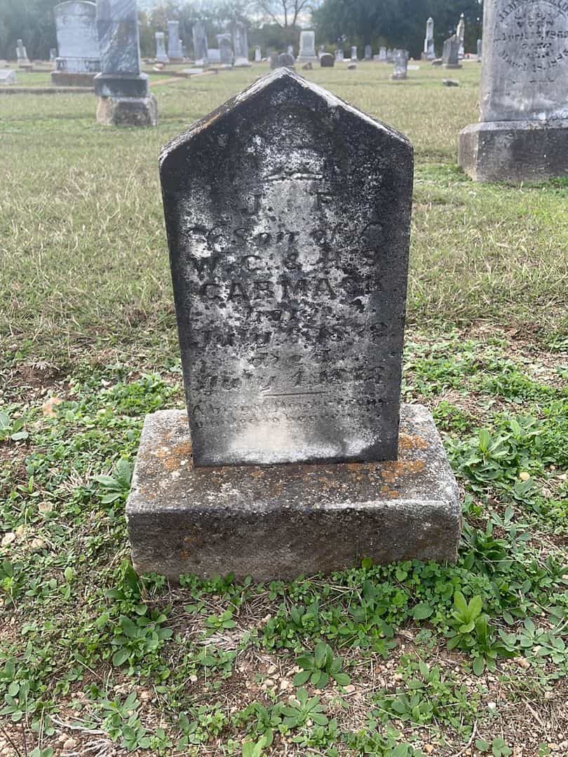 J. F. Carmack's grave. Photo 1