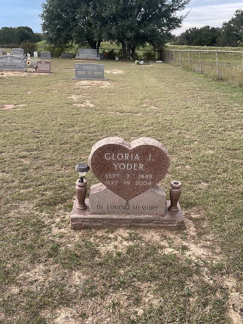 Gloria J. Yoder's grave. Photo 2