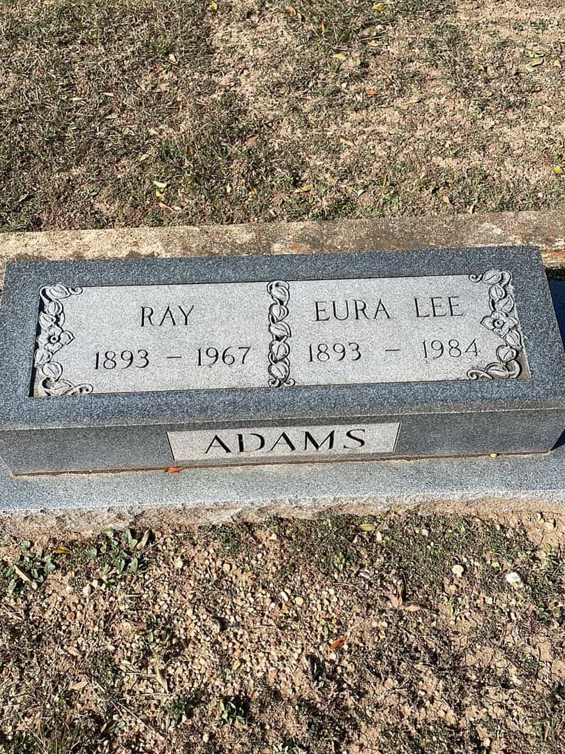 Ray Adams's grave. Photo 1