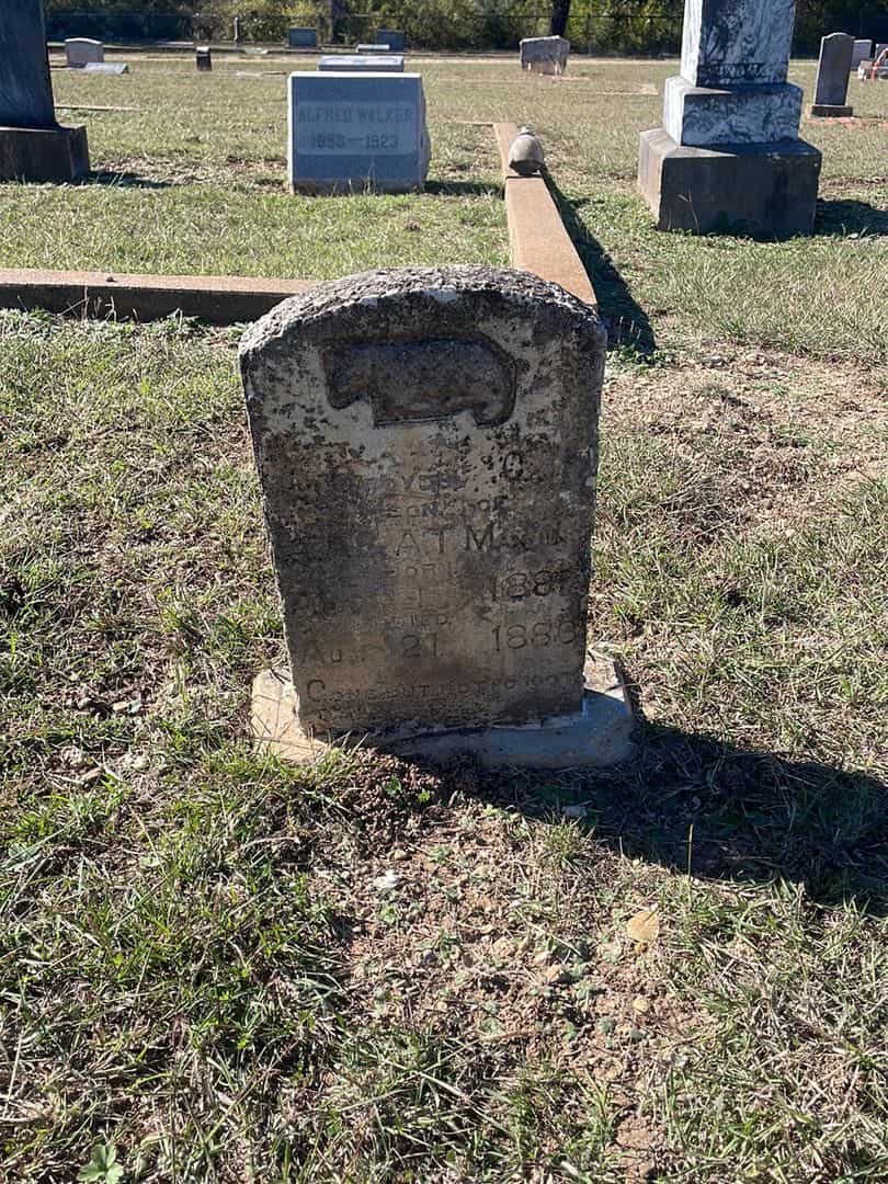 Grover C. Manning's grave. Photo 1