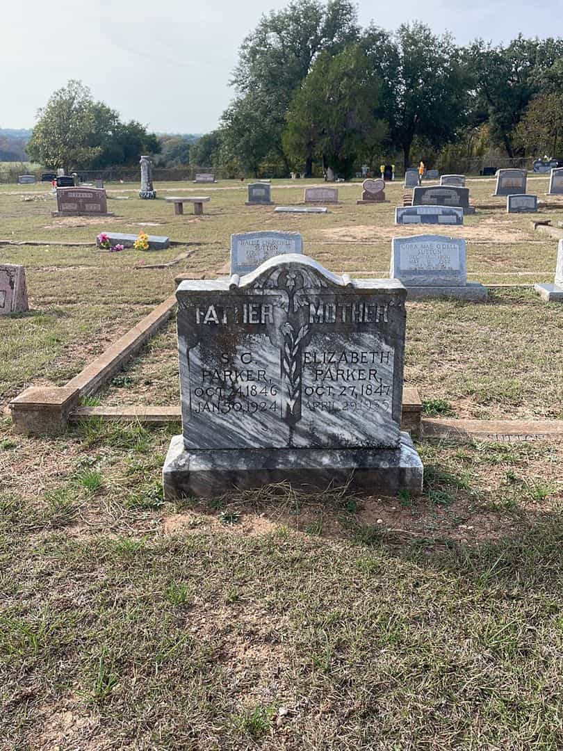 Elizabeth Parker's grave. Photo 2
