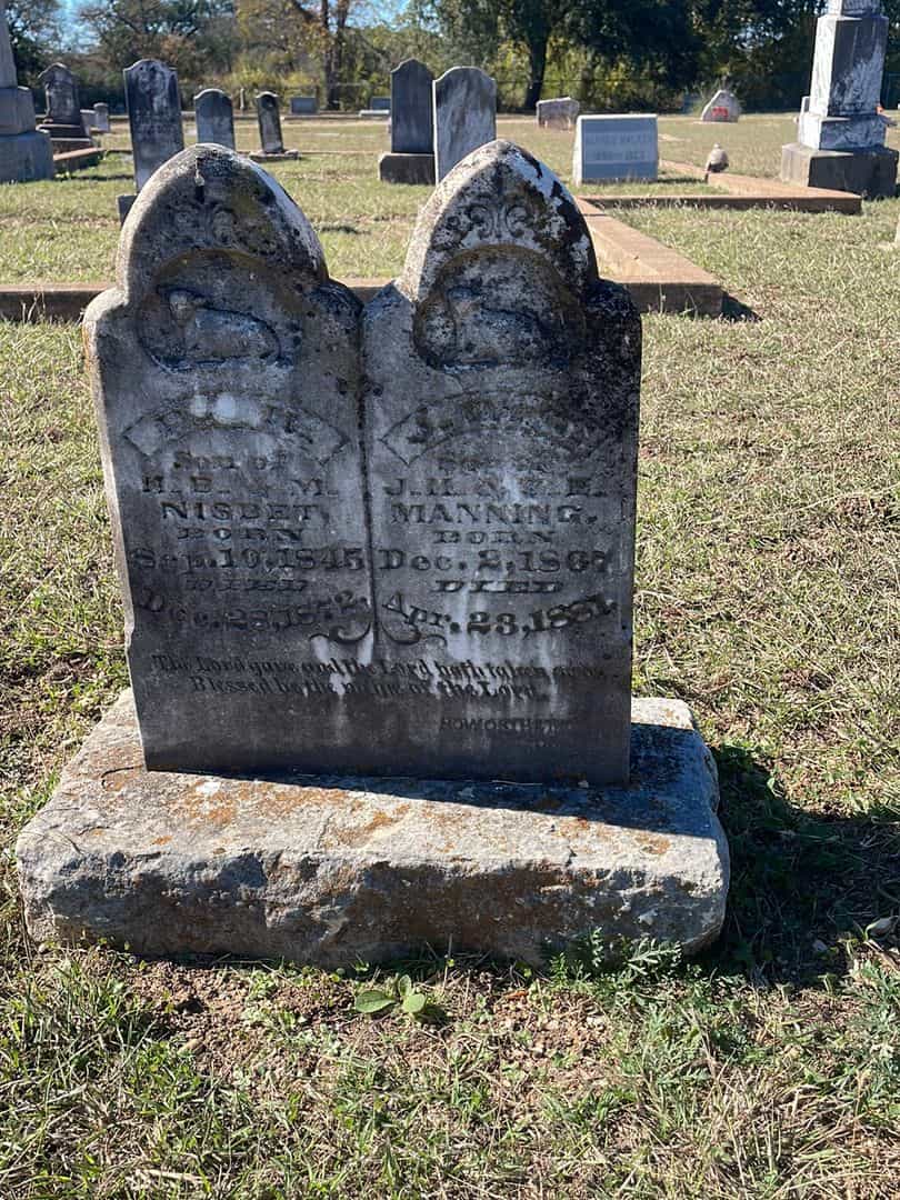 J. W. G. Manning's grave. Photo 1
