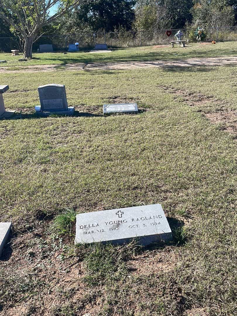 Della Young Ragland's grave. Photo 2