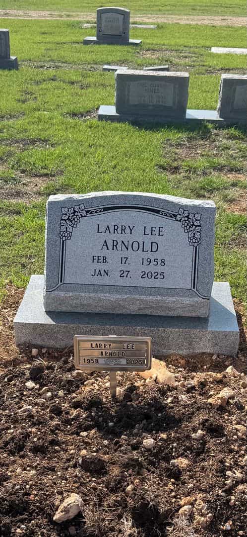 Larry Lee Arnold's grave