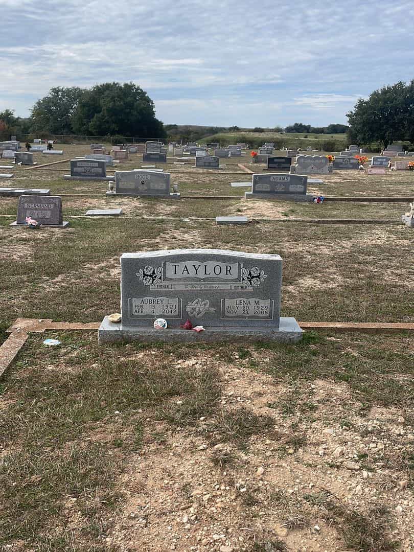 Lena M. Taylor's grave. Photo 2
