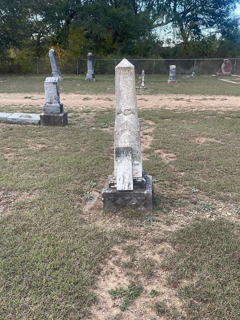 S. T. French's grave. Photo 2