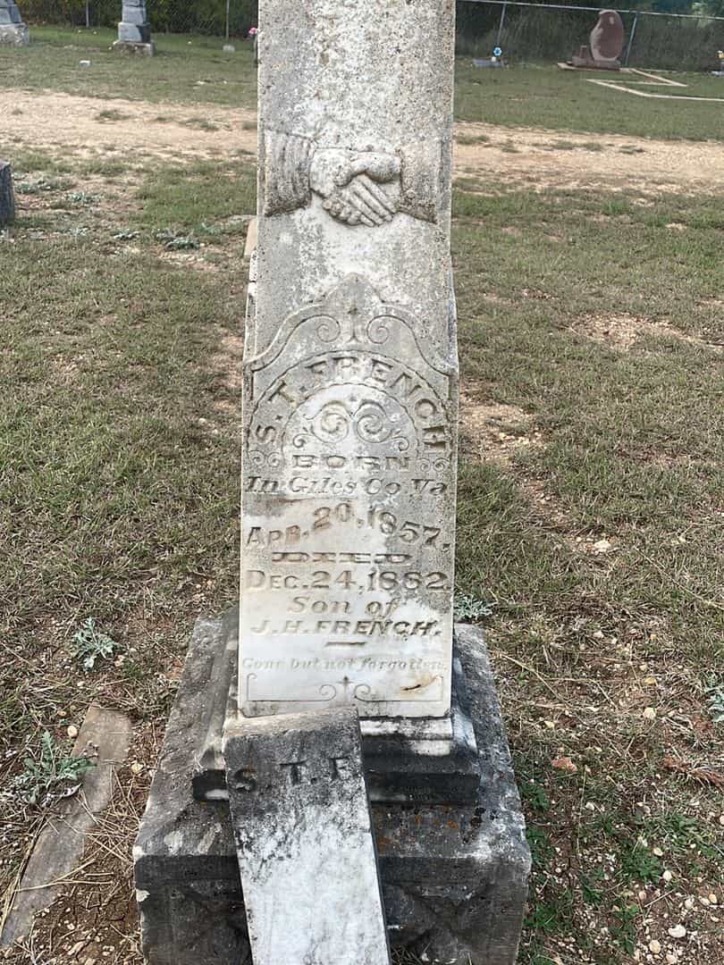 S. T. French's grave. Photo 1