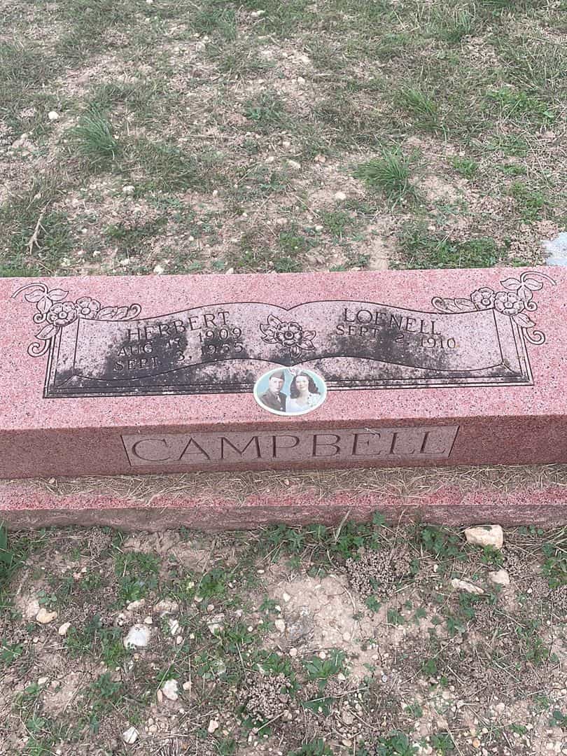 Herbert Campbell's grave. Photo 1