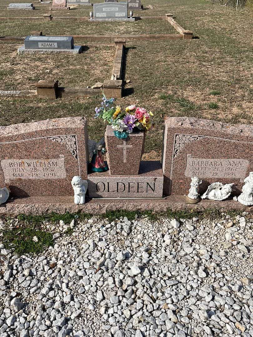 Bob William Oldeen's grave. Photo 2