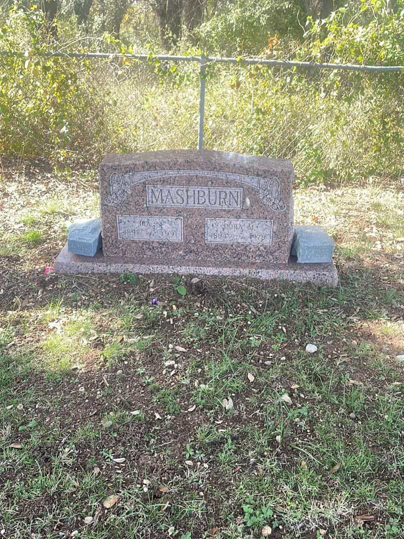 Cora M. Mashburn's grave. Photo 2