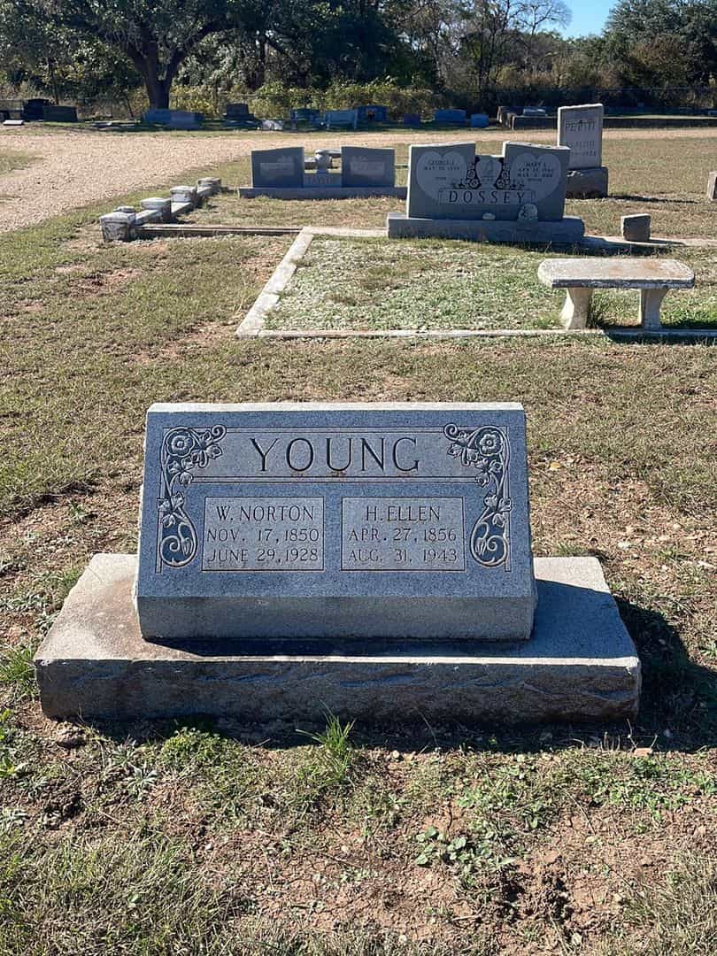 H. Ellen Young's grave. Photo 2