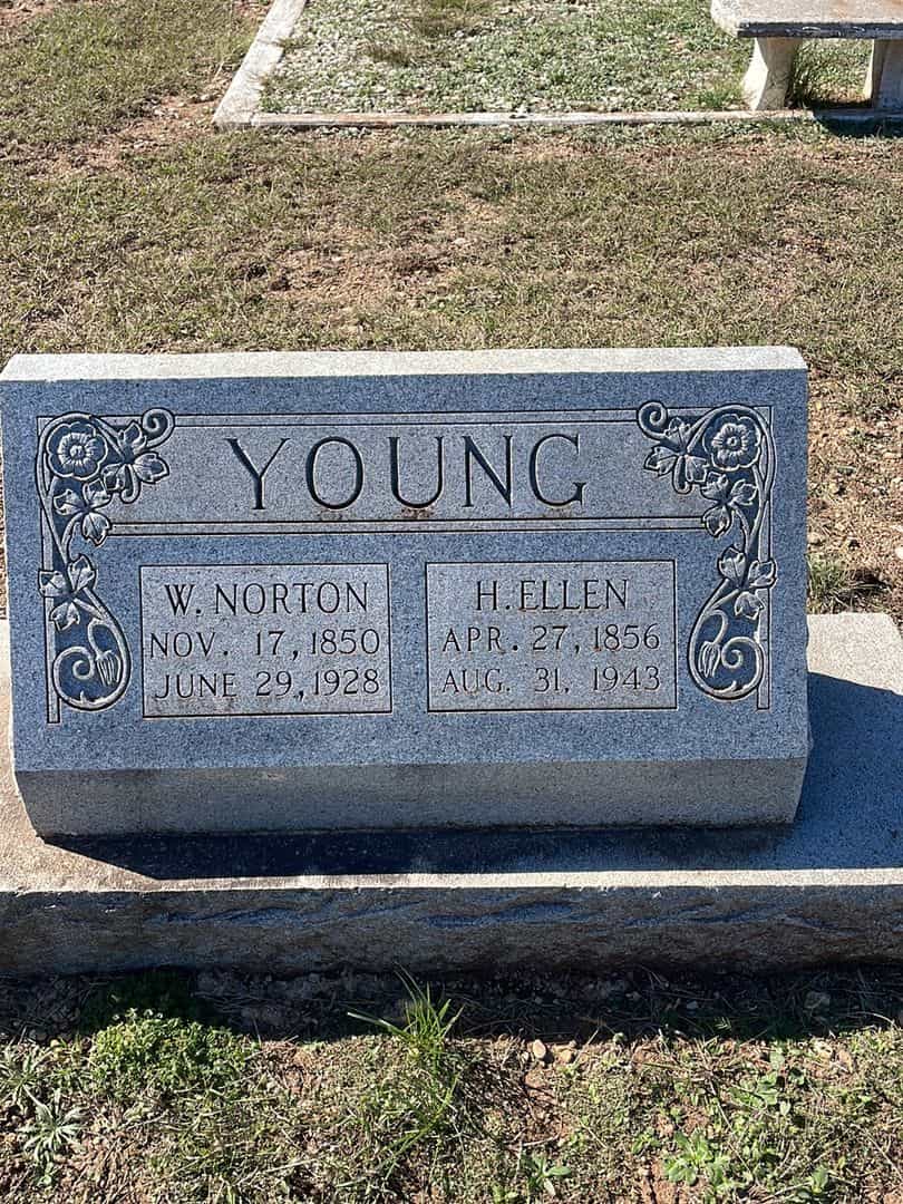 H. Ellen Young's grave. Photo 1