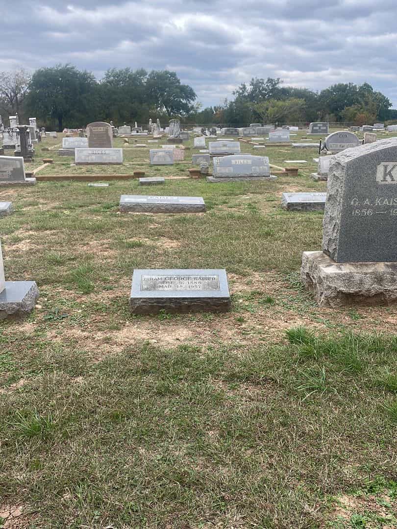 Hiram George Kaiser's grave. Photo 2
