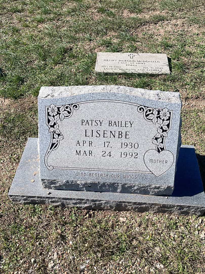 Patsy Bailey Lisenbe's grave. Photo 1
