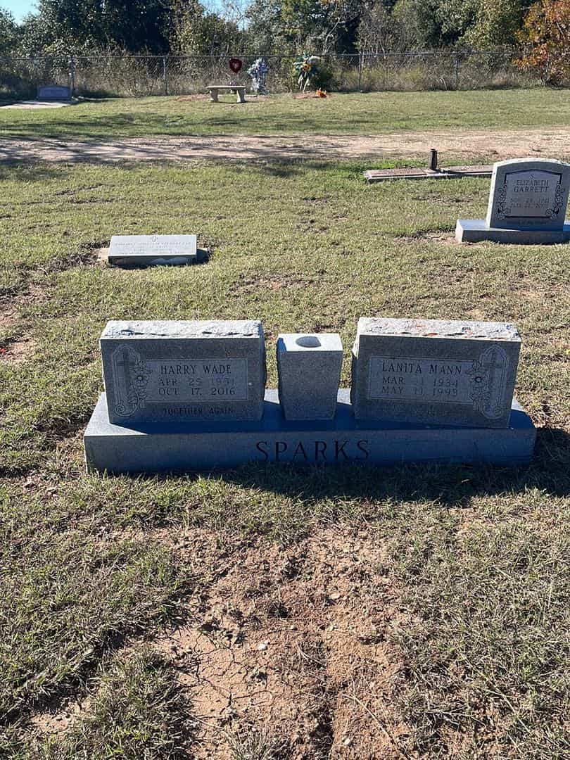 Lanita Mann Sparks's grave. Photo 2