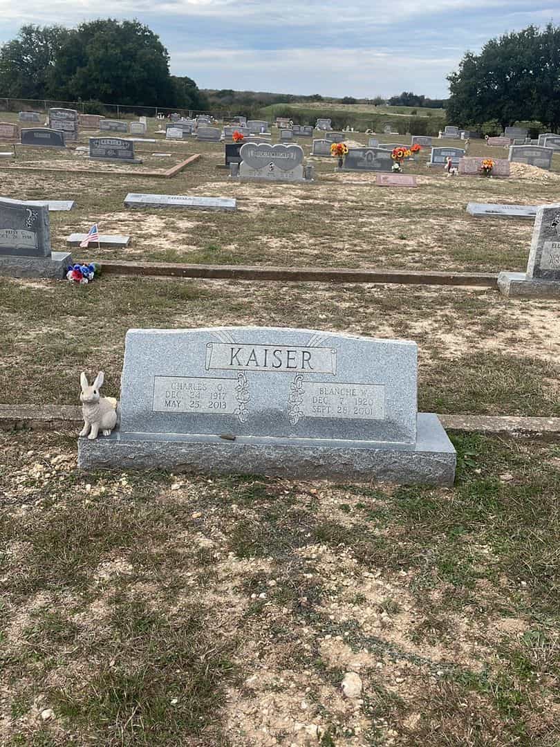Charles O. Kaiser's grave. Photo 1