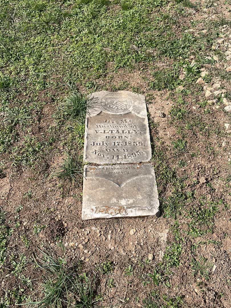 Benjamon M. Talley's grave. Photo 3