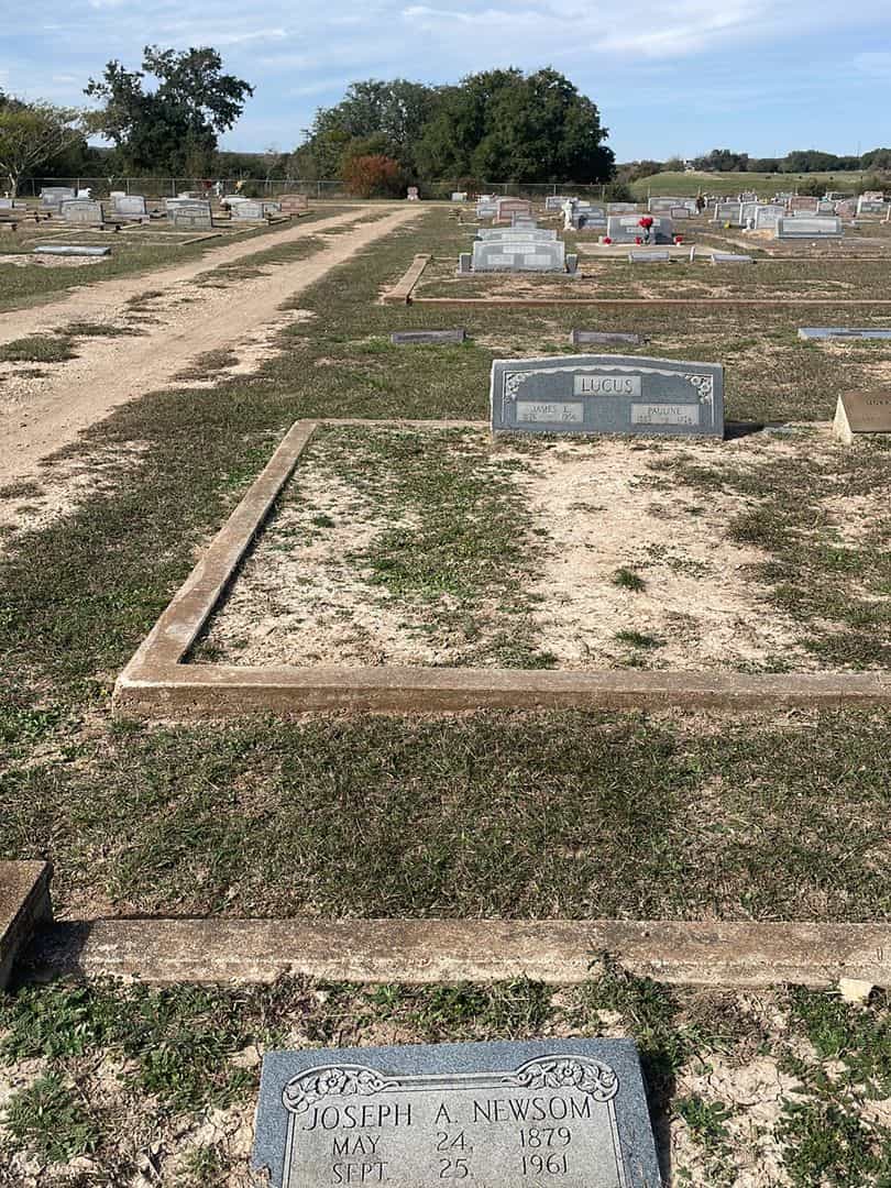 Joseph A. Newsom's grave. Photo 2