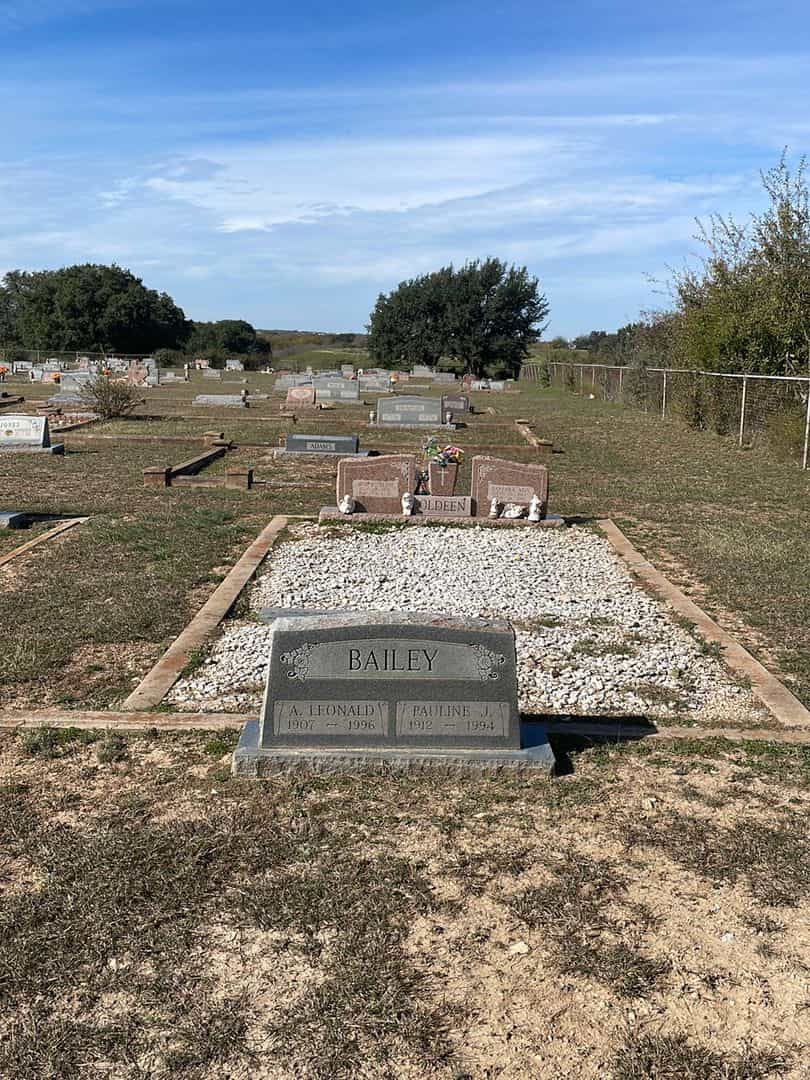 Adrian Leonard Bailey's grave. Photo 2
