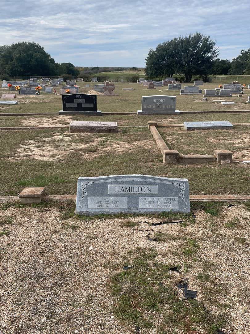 Roy D. Hamilton's grave. Photo 2