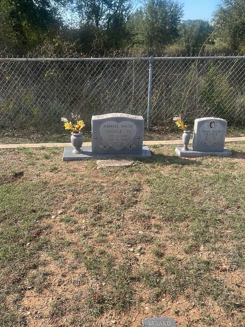 Darrell Wayne Orange Senior's grave. Photo 2