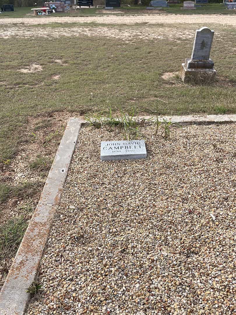 John David Campbell's grave. Photo 2