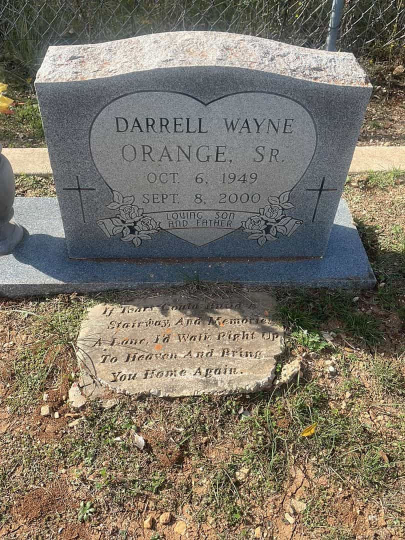 Darrell Wayne Orange Senior's grave. Photo 1