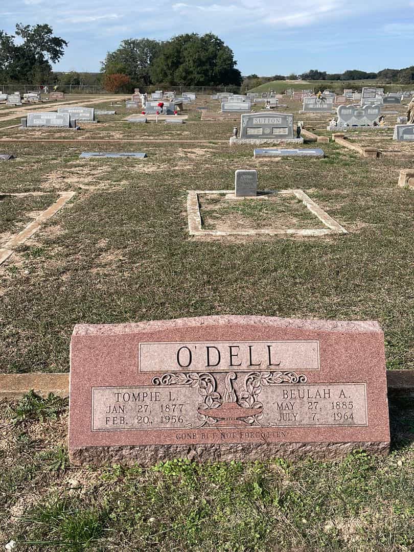 Beulah A. O'Dell's grave. Photo 2