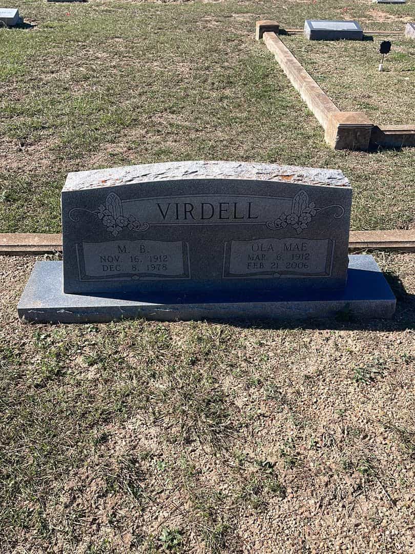 M. B. Virdell's grave. Photo 1
