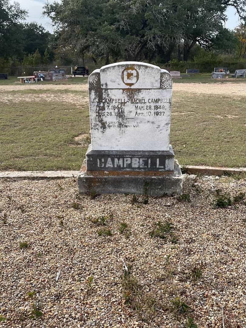 J. J. Campbell's grave. Photo 2