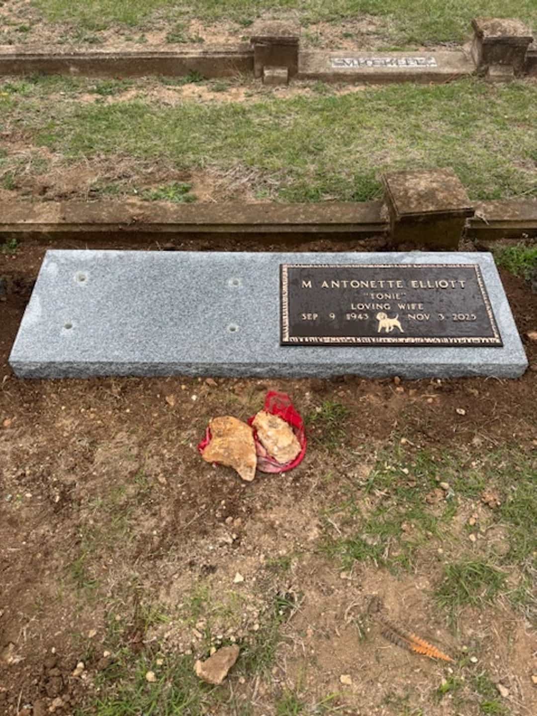 Mary Antonette Elliott's grave