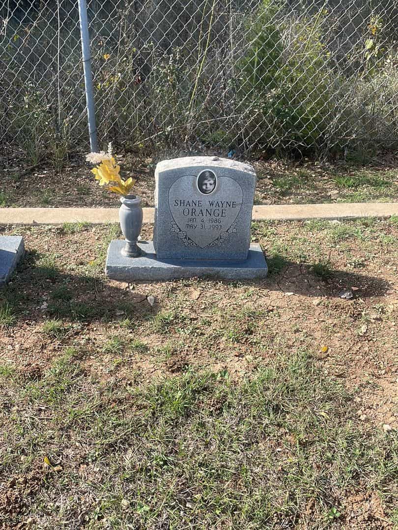 Shane Wayne Orange's grave. Photo 2