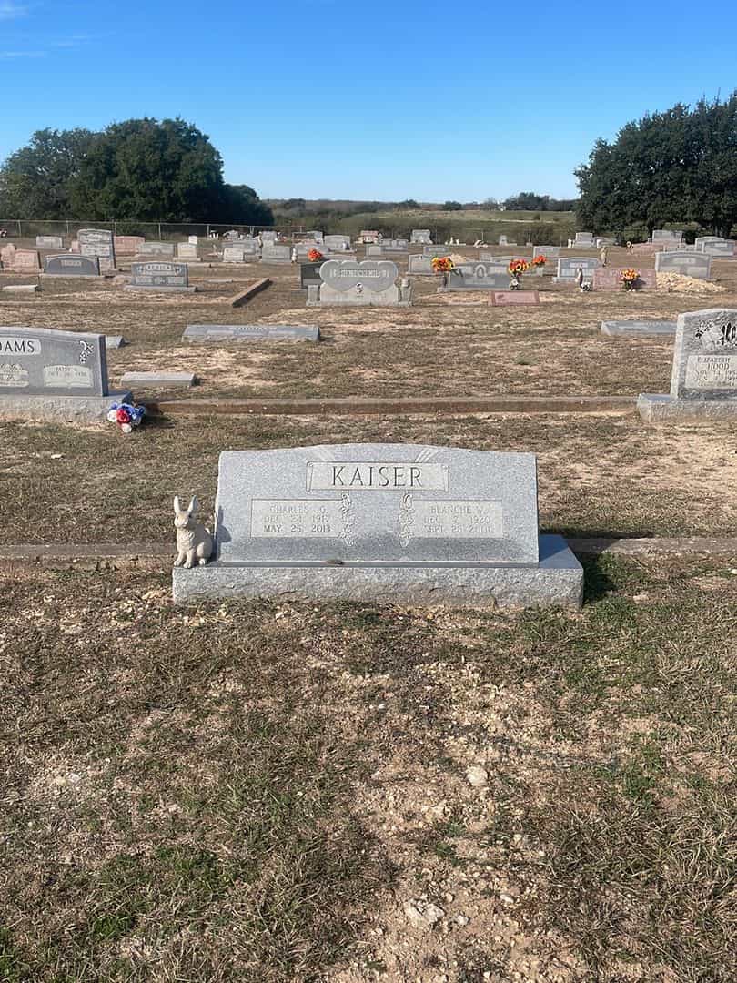 Charles O. Kaiser's grave. Photo 2