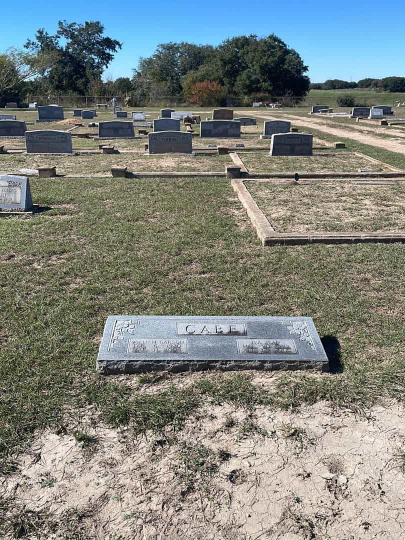 Iva Jean Cabe's grave. Photo 2