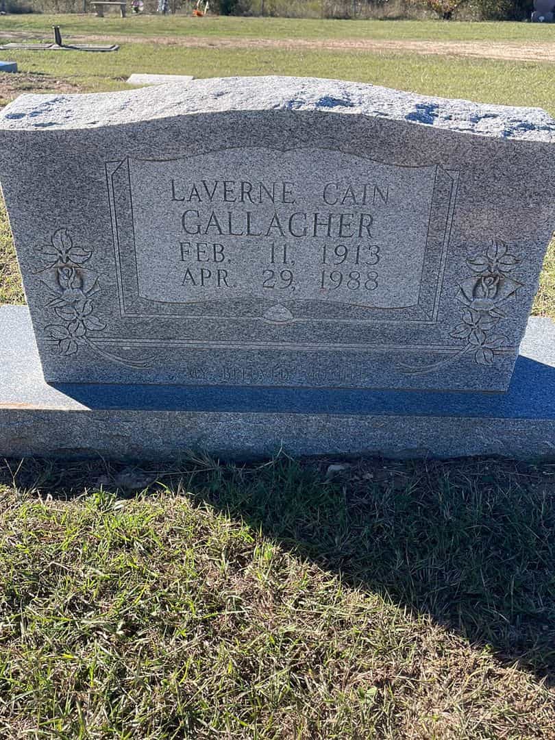 Laverne Cain Gallagher Galloway's grave. Photo 1