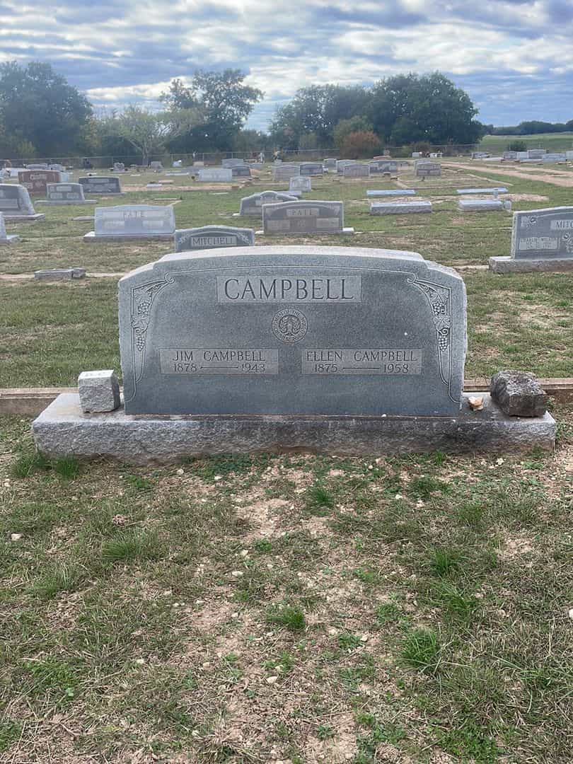 Jim Campbell's grave. Photo 2