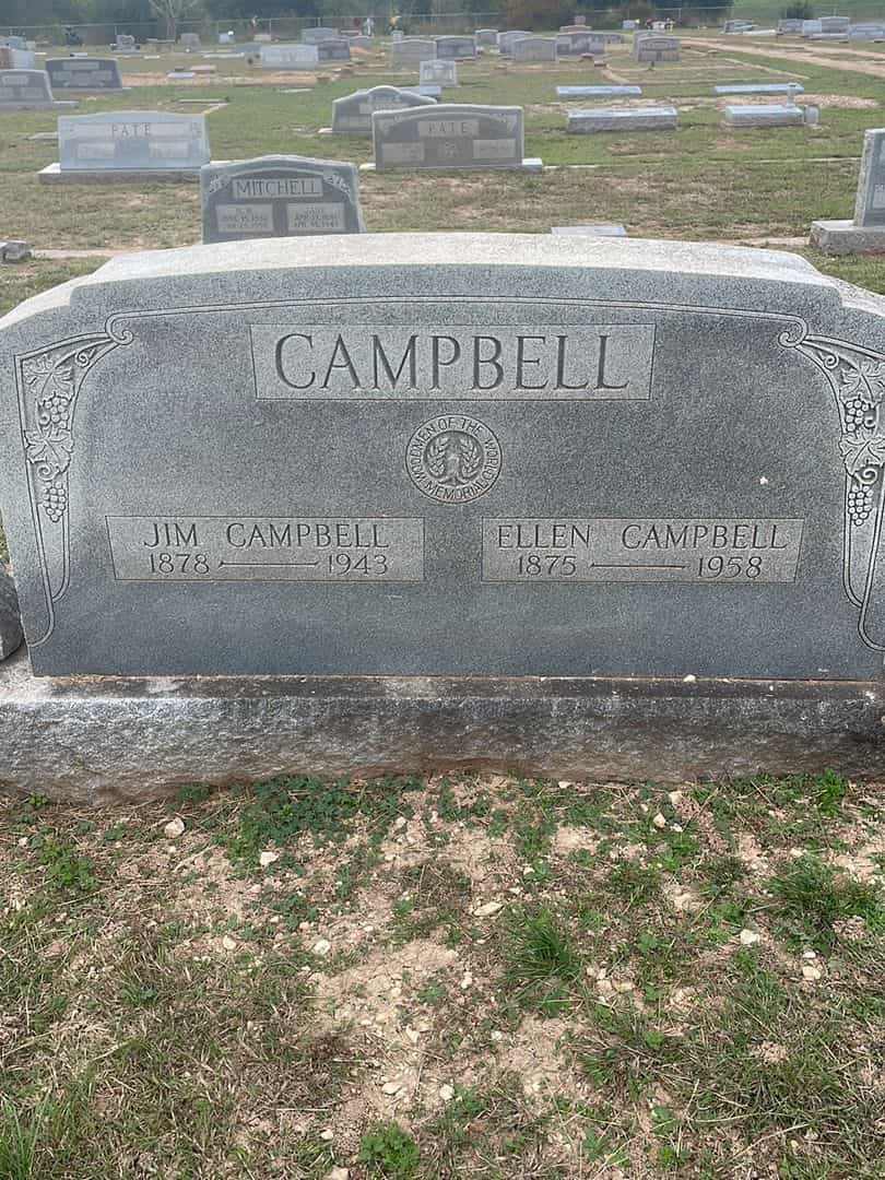 Jim Campbell's grave. Photo 1