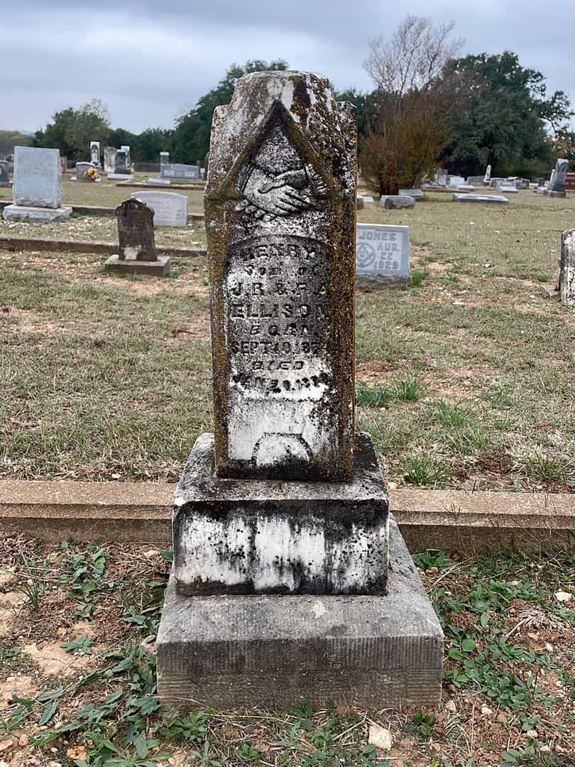 Henry Ellison's grave. Photo 1