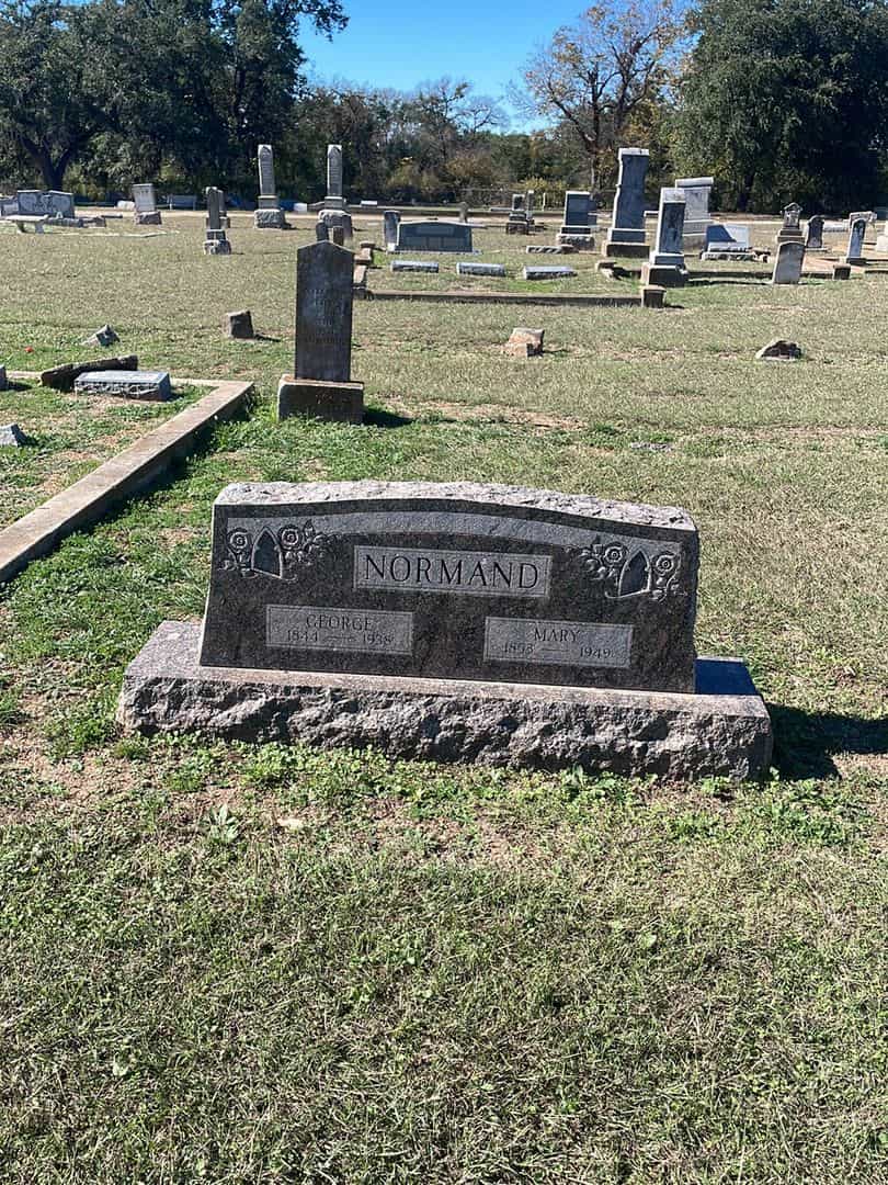 Mary Normand's grave. Photo 2