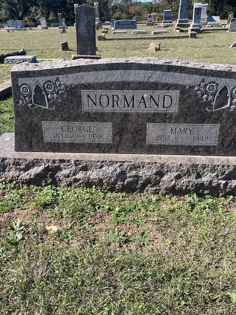 Mary Normand's grave. Photo 1