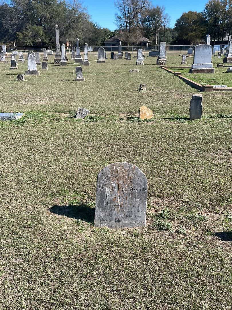 Willie Jack Sanders's grave. Photo 2