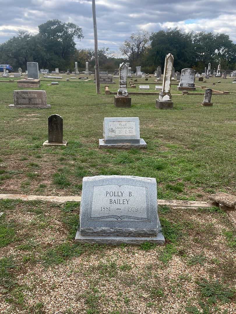 Polly B. Bailey's grave. Photo 2